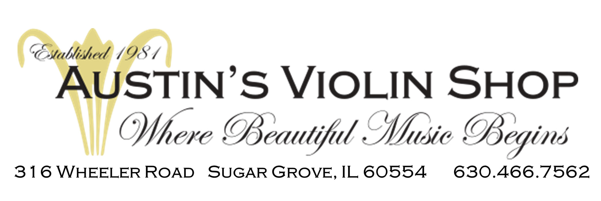 Austin's Violin Shop Logo